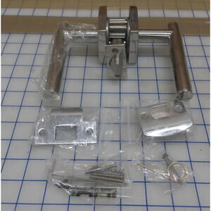 INOX SE106L472-32 Copenhagen Lever Door Handle Privacy Set Polished Stainless